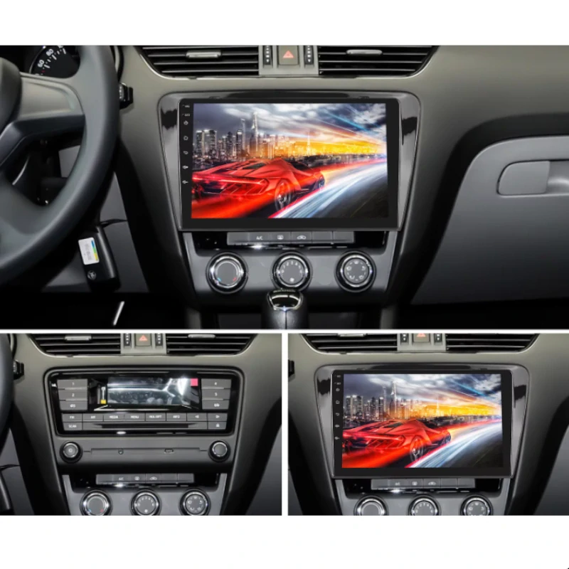 Android autorádio Škoda Octavia 3 10,1" | CarPlay, Android Auto, GPS | 2/64GB