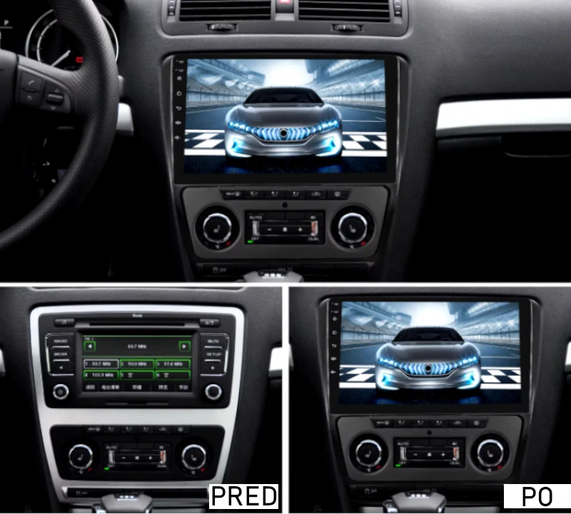 Autorádio Škoda Octavia 2 10,1" displej 2/64GB CarPlay - Android