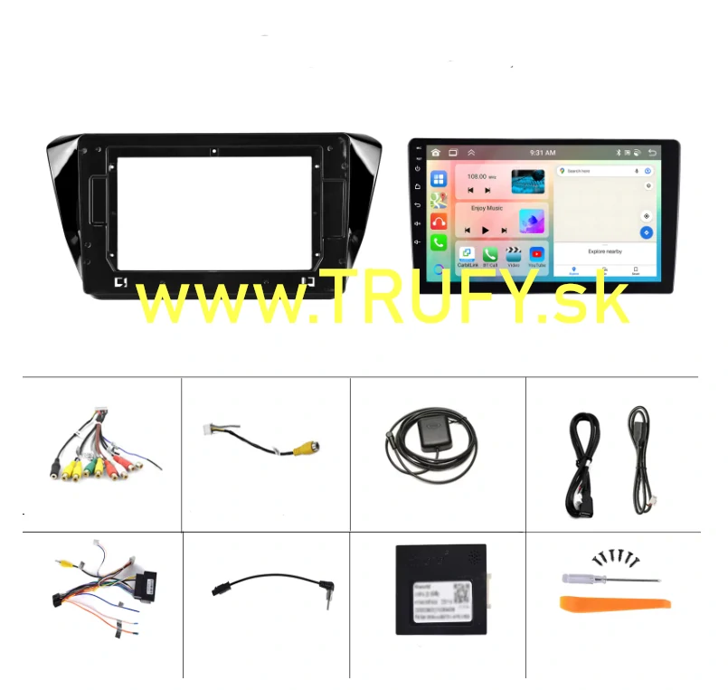 Autorádio Škoda Superb 3 10,1" displej 4/64GB CarPlay - Android