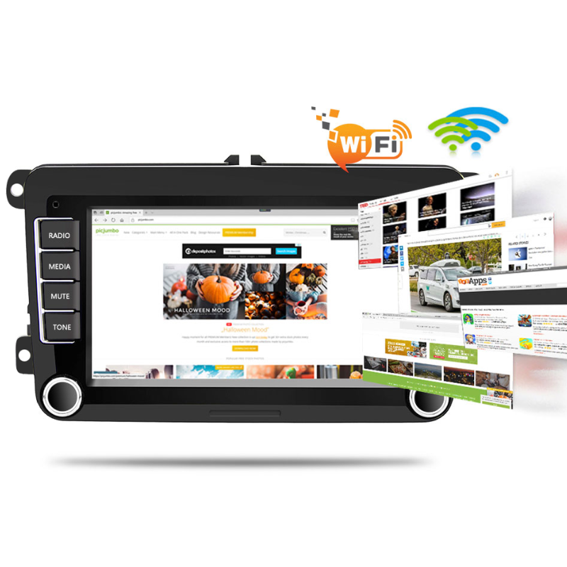 Android autorádio Volkswagen 7" | CarPlay, Android Auto, GPS | 4/64GB