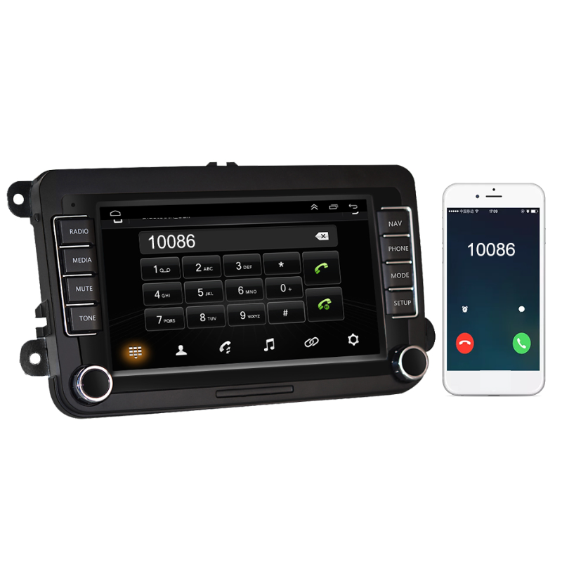 Android autorádio Volkswagen 7" | CarPlay, Android Auto, GPS | 4/64GB