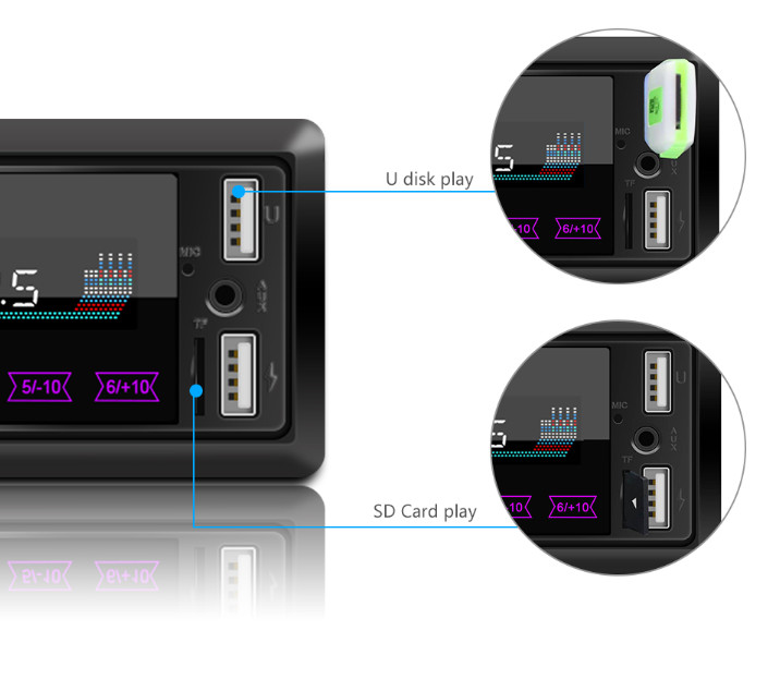 Autorádio univerzálne USB MP3 