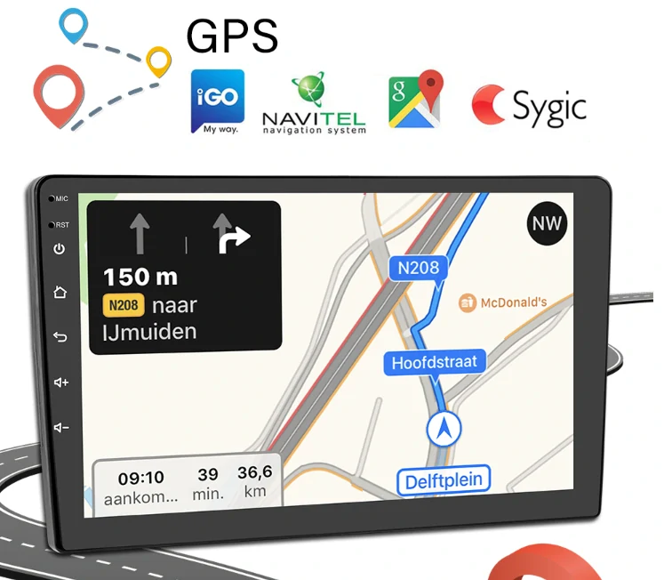 Autorádio Škoda Octavia 2 10,1" displej 2/64GB CarPlay - Android